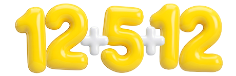 12+5+12